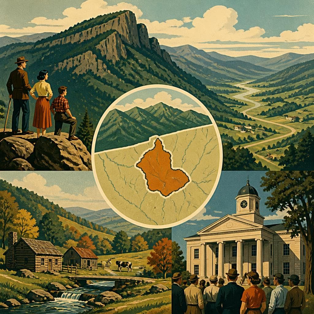 Cover art for A County Born of the Mountain Crossing
