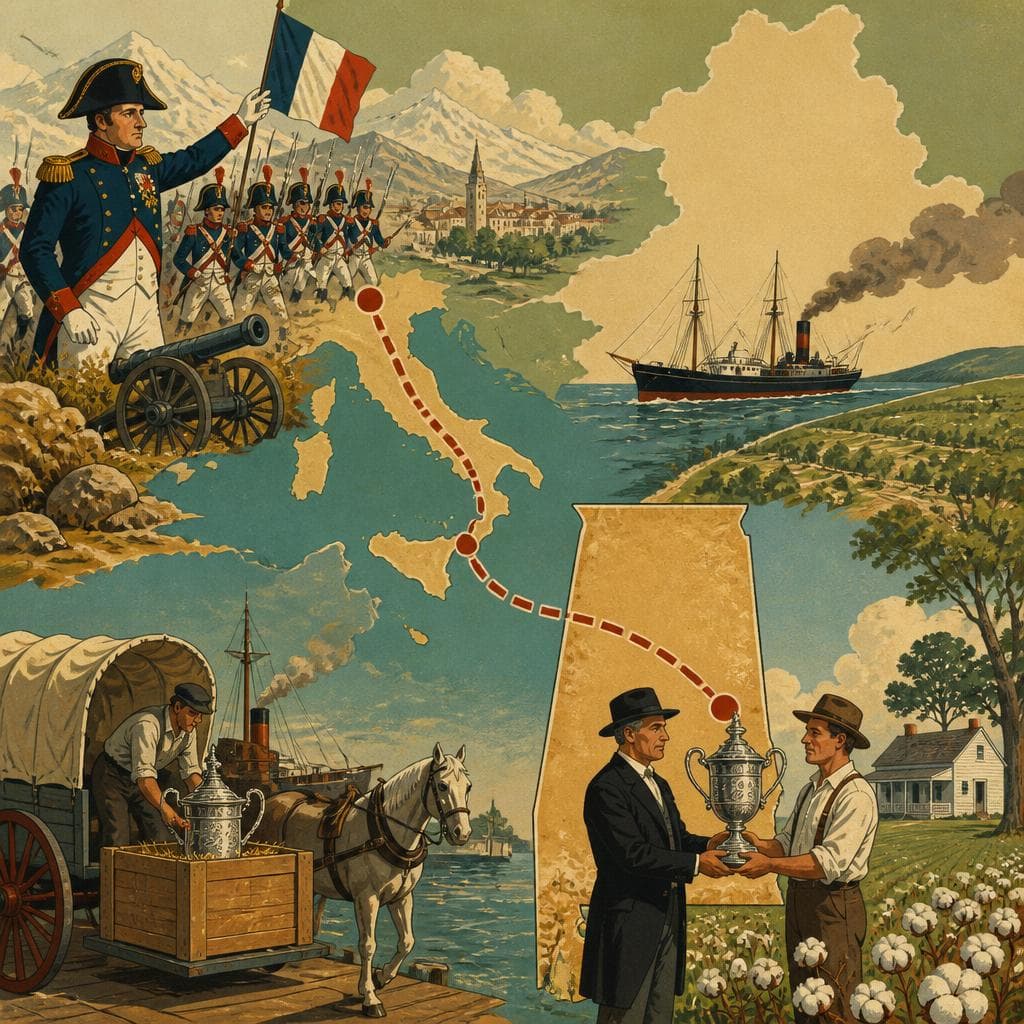 Cover art for From Italian Battlefield to Alabama Map