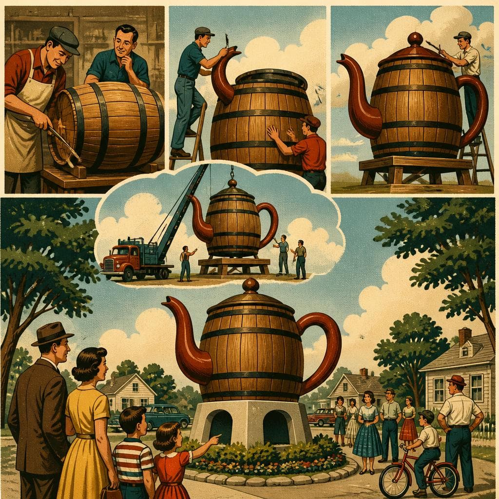 Cover art for How a Root Beer Barrel Became Chester’s Teapot