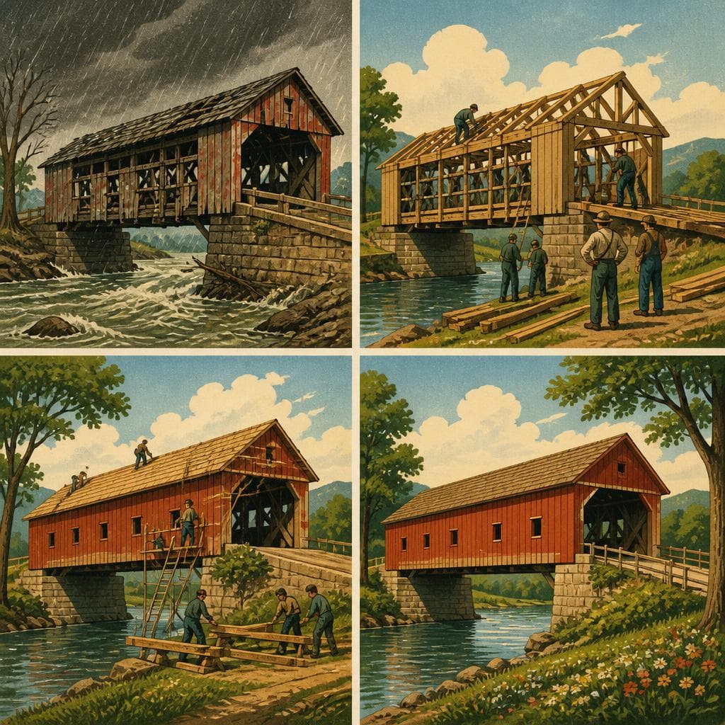 Cover art for How Medora’s Bridge Escaped the River