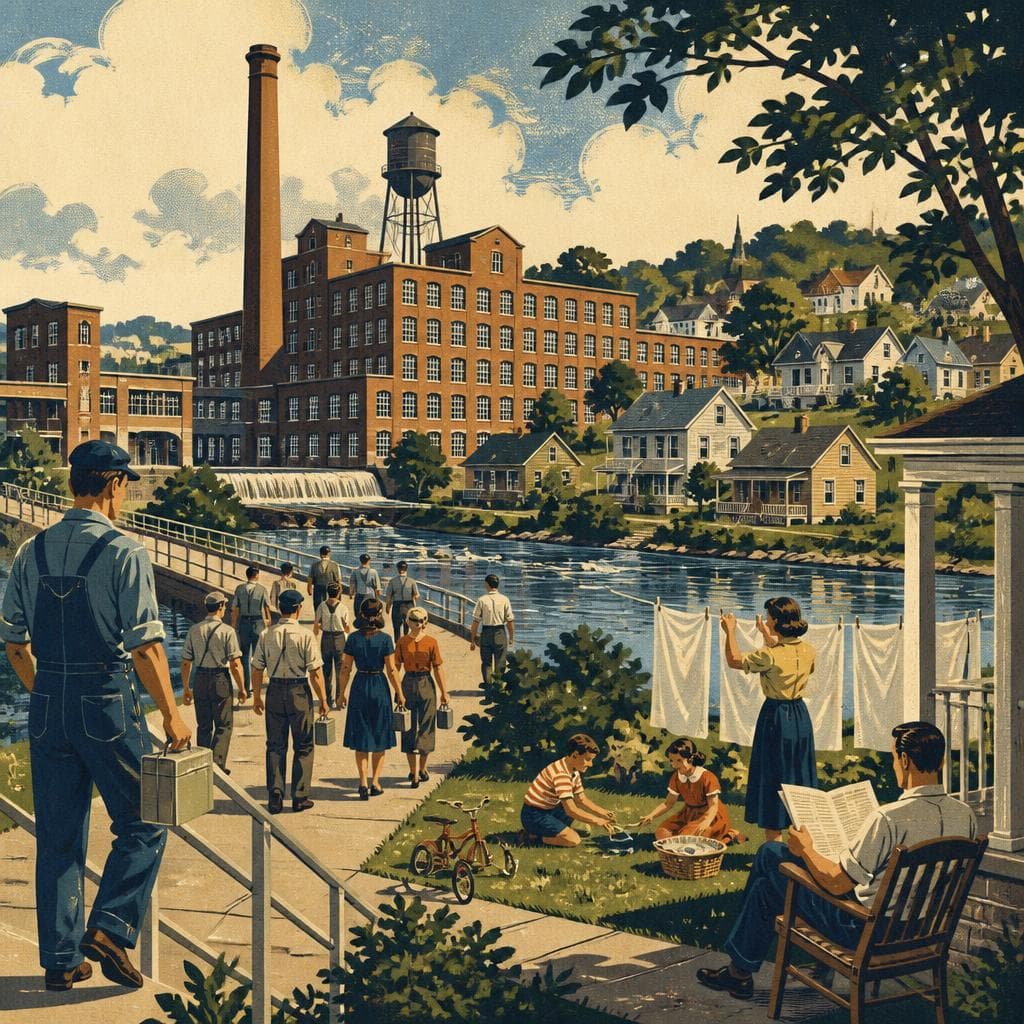 Cover art for Where the Mill Built the Town
