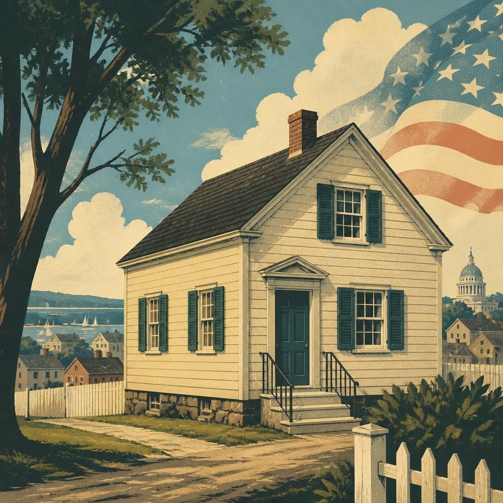 Cover art for Where a President Began Small