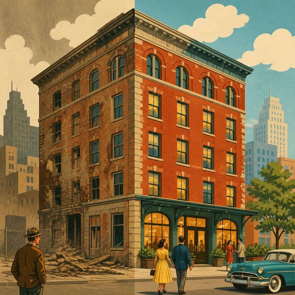 Cover art for The Brick Hotel That Refused to Disappear