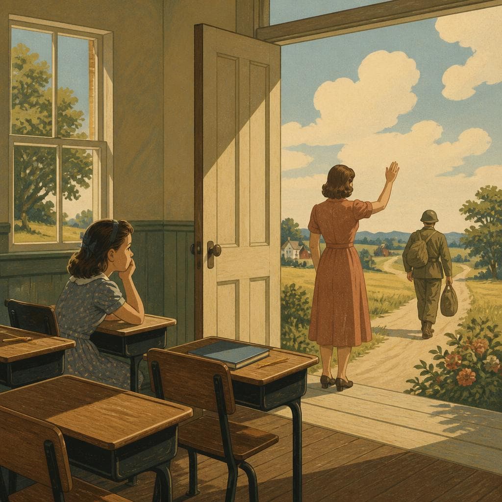 Cover art for When War Emptied the Classroom at Bowdon