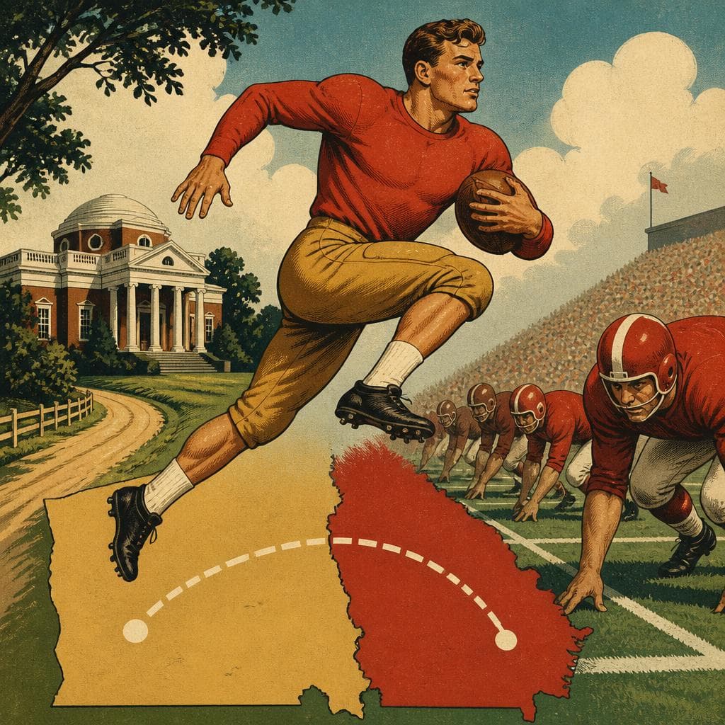 Cover art for From Monticello to the Left Tackle Spot