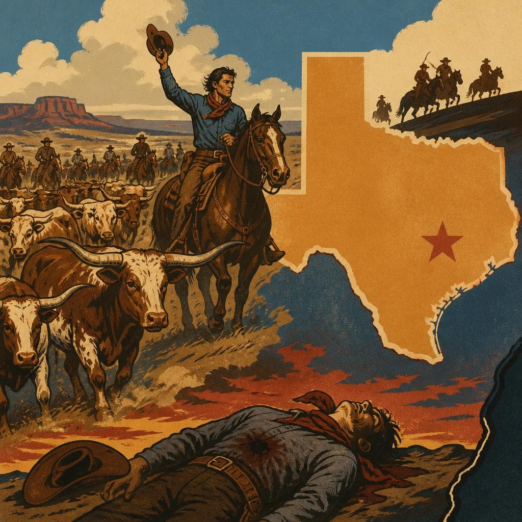 Cover art for How Oliver Loving Rode Into the Texas Map