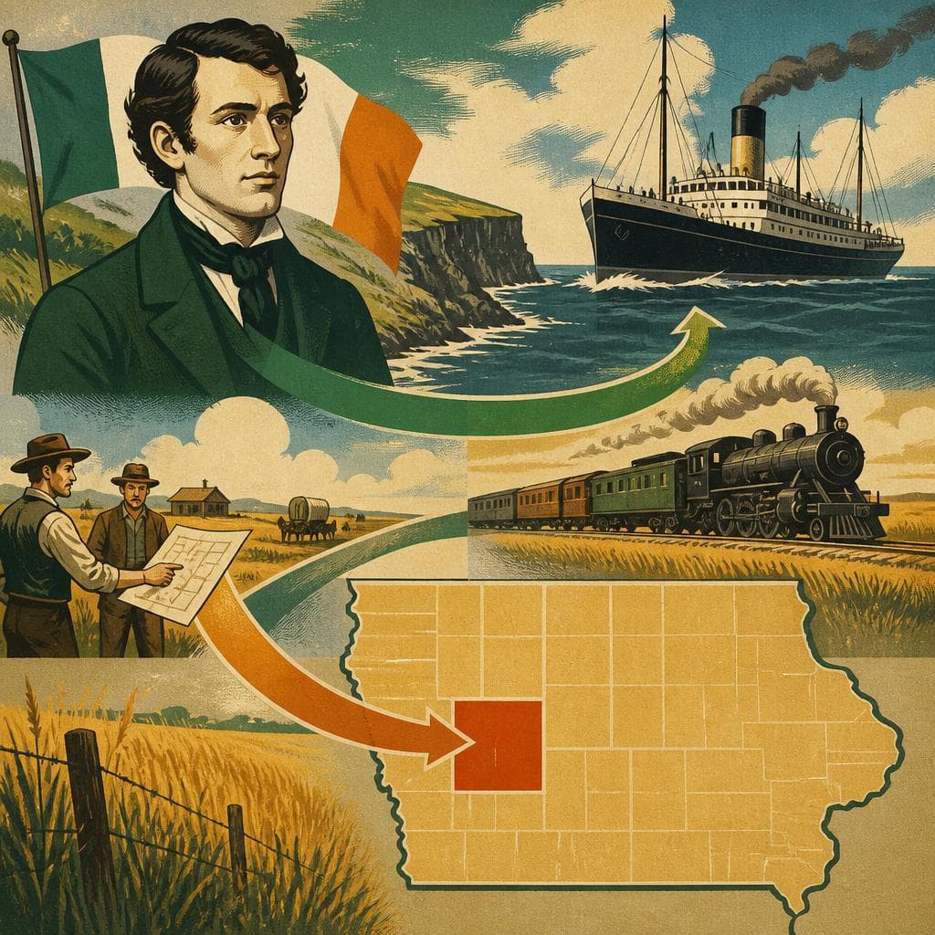 Cover art for How an Irish Rebel Reached an Iowa Map