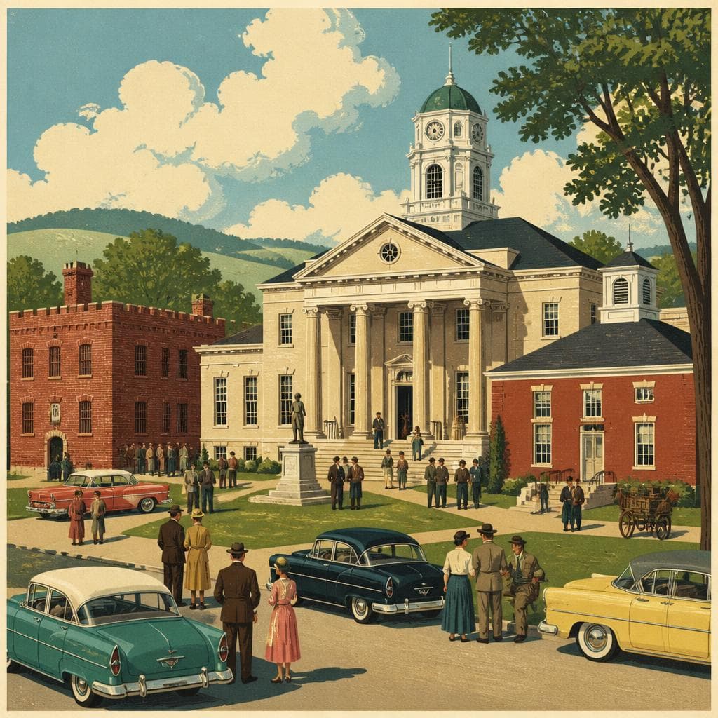 Cover art for Where Court Day Gathered a County