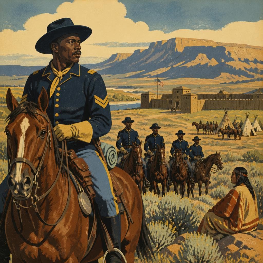 Cover art for Buffalo Soldiers on the Uintah Sage