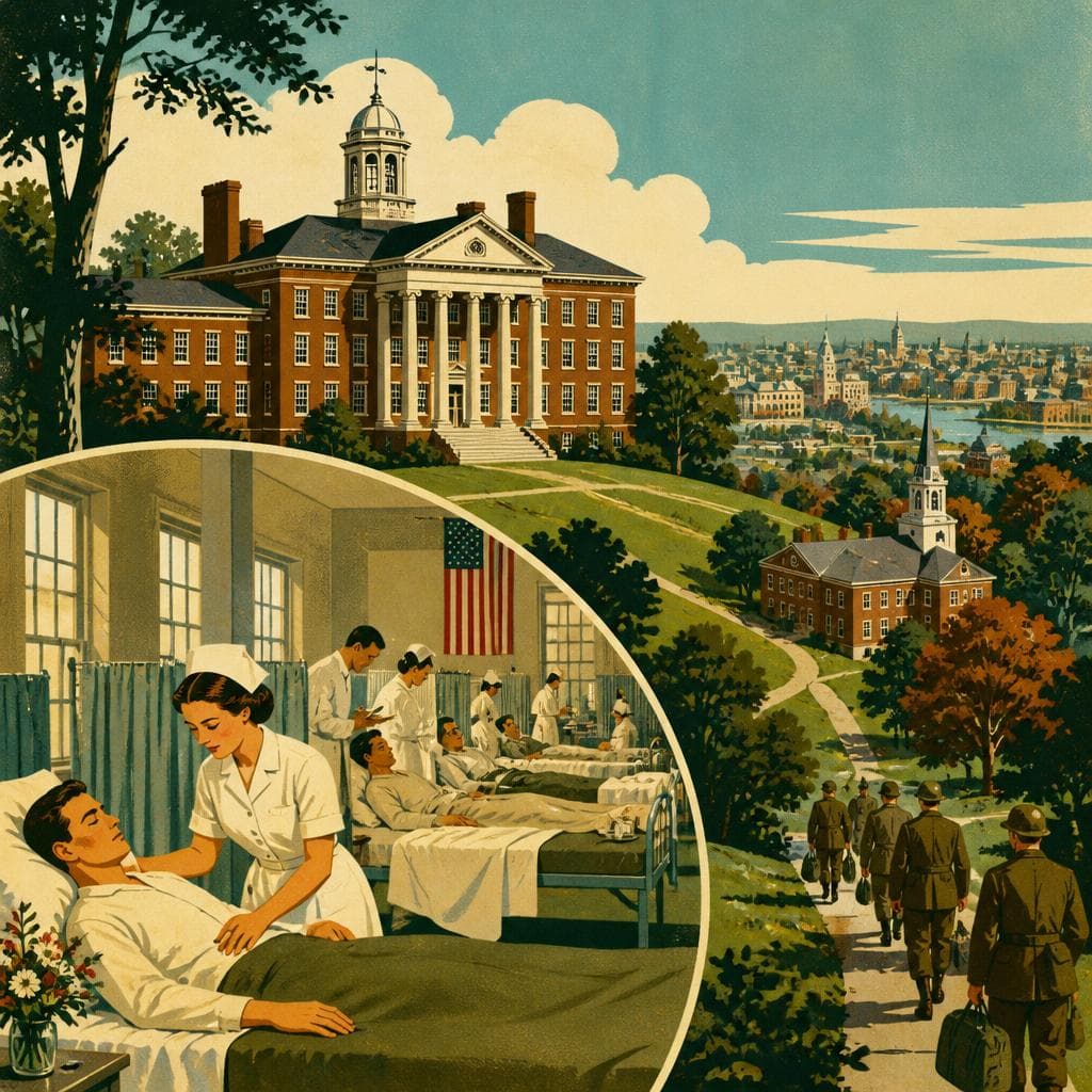 Cover art for When a College Hill Building Became a War Hospital