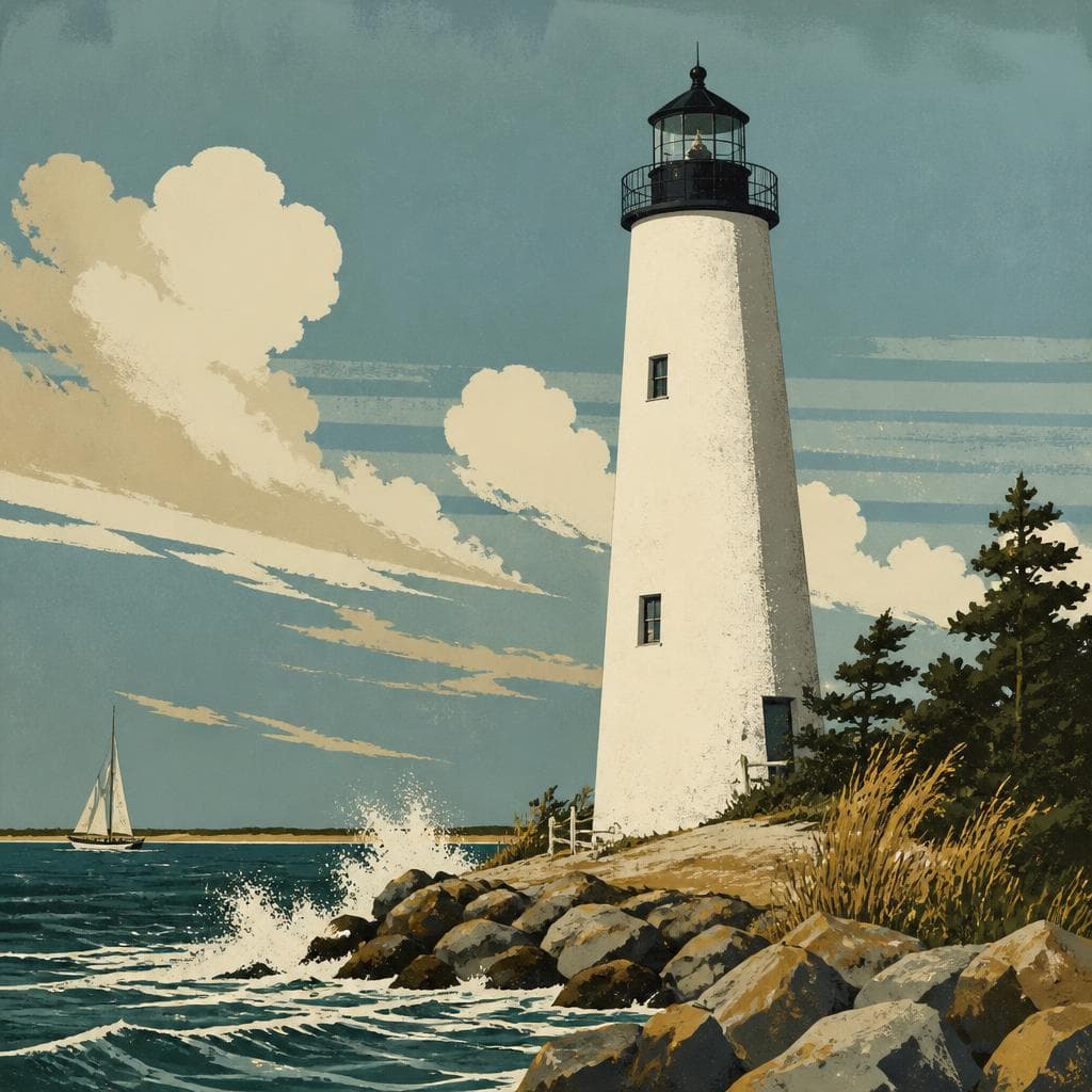 Cover art for The Plain Tower That Guarded Ocracoke Inlet