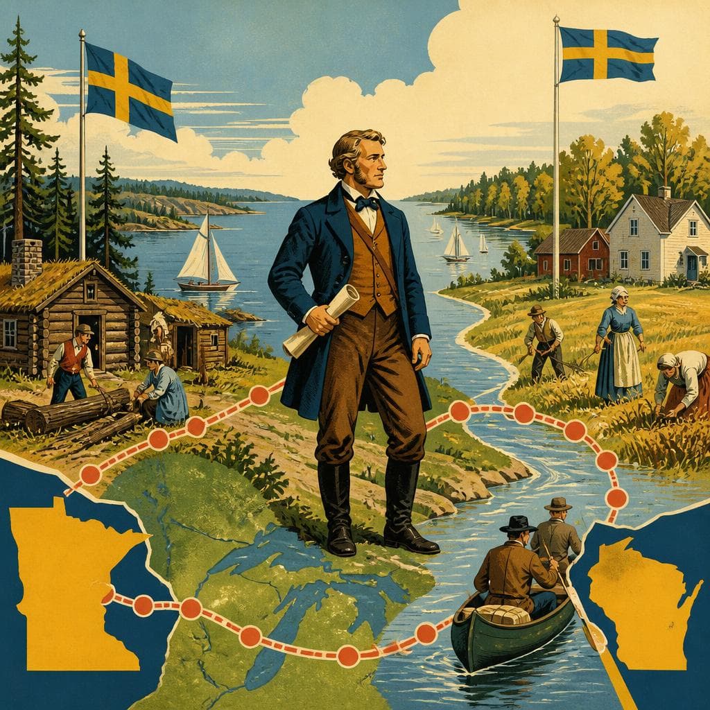 Cover art for The Man Between Two Swedish Frontiers