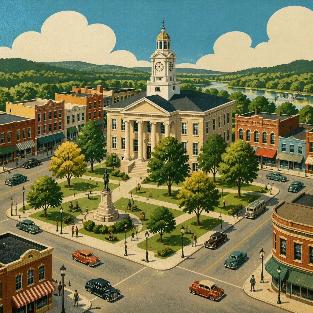 Cover art for Why Marietta Grew Around the Square