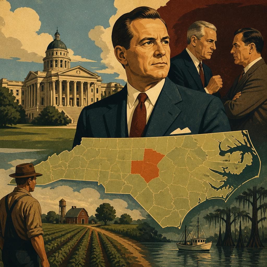 Cover art for The Governor Behind Johnston County