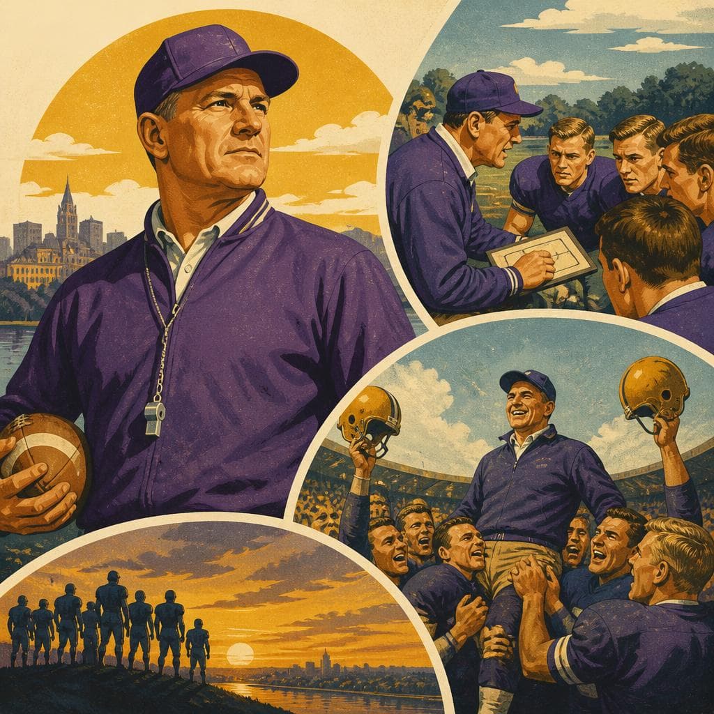 Cover art for The Coach Who Became Albany Football