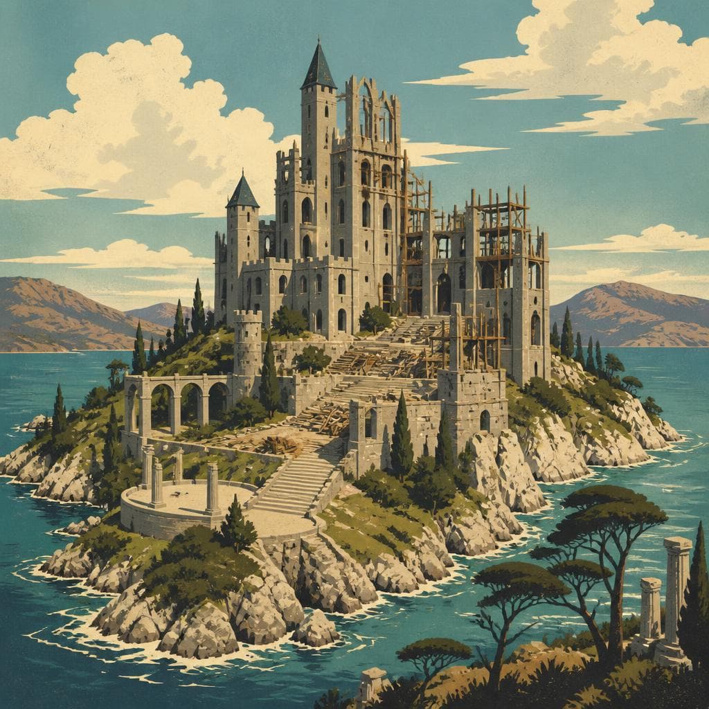 Cover art for The Castle Grief Left Unfinished