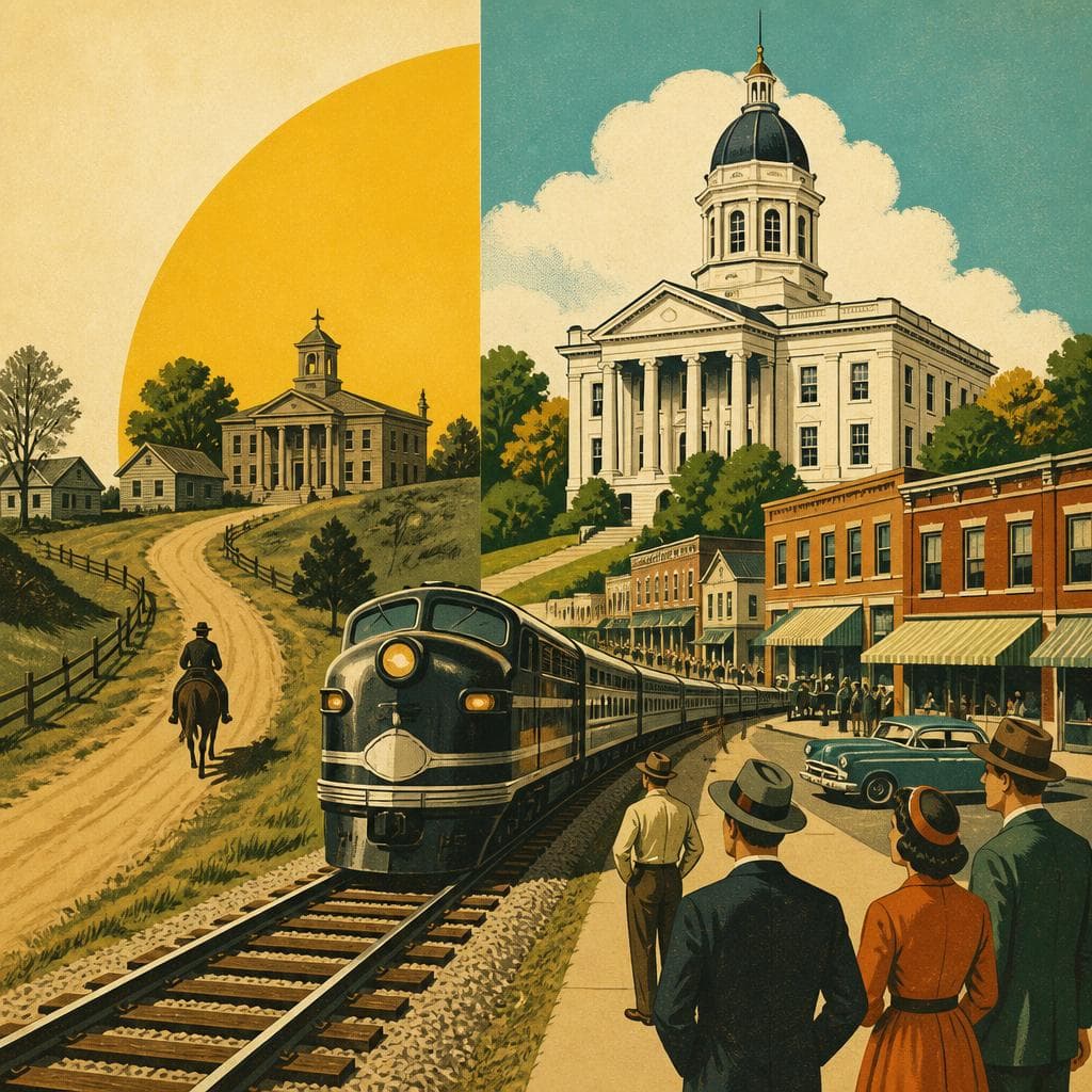 Cover art for Where the Railroad Put Clarke County’s Center