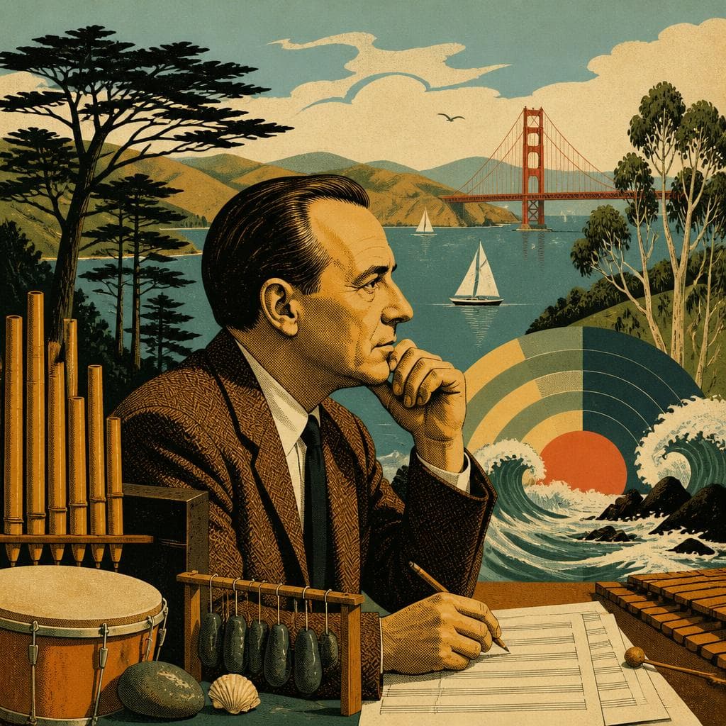 Cover art for Lou Harrison’s Bay Area Sound