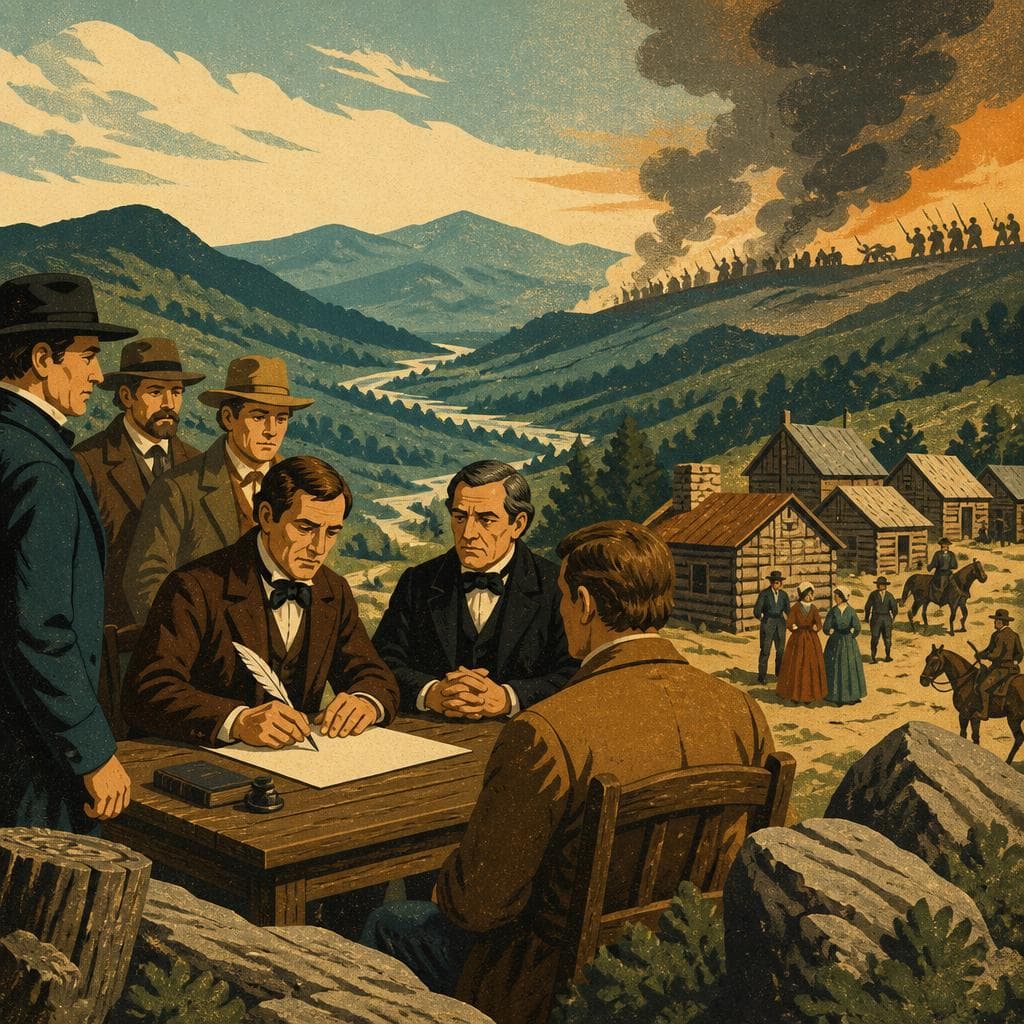 Cover art for A New County on the Edge of War