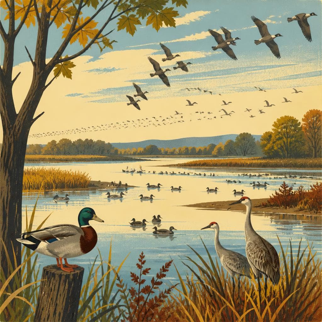 Cover art for Where the Flyway Widens Over Chautauqua
