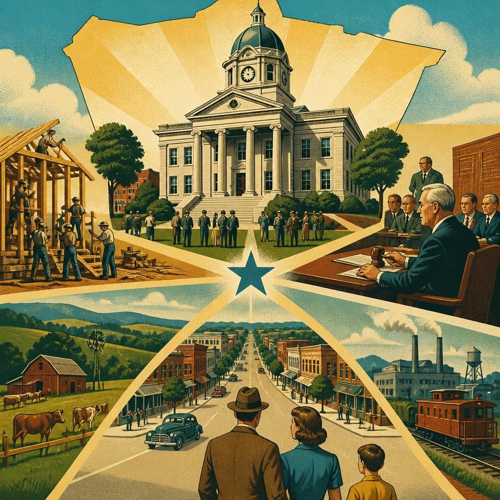 Cover art for How a Courthouse Made Lebanon the Center of Russell County