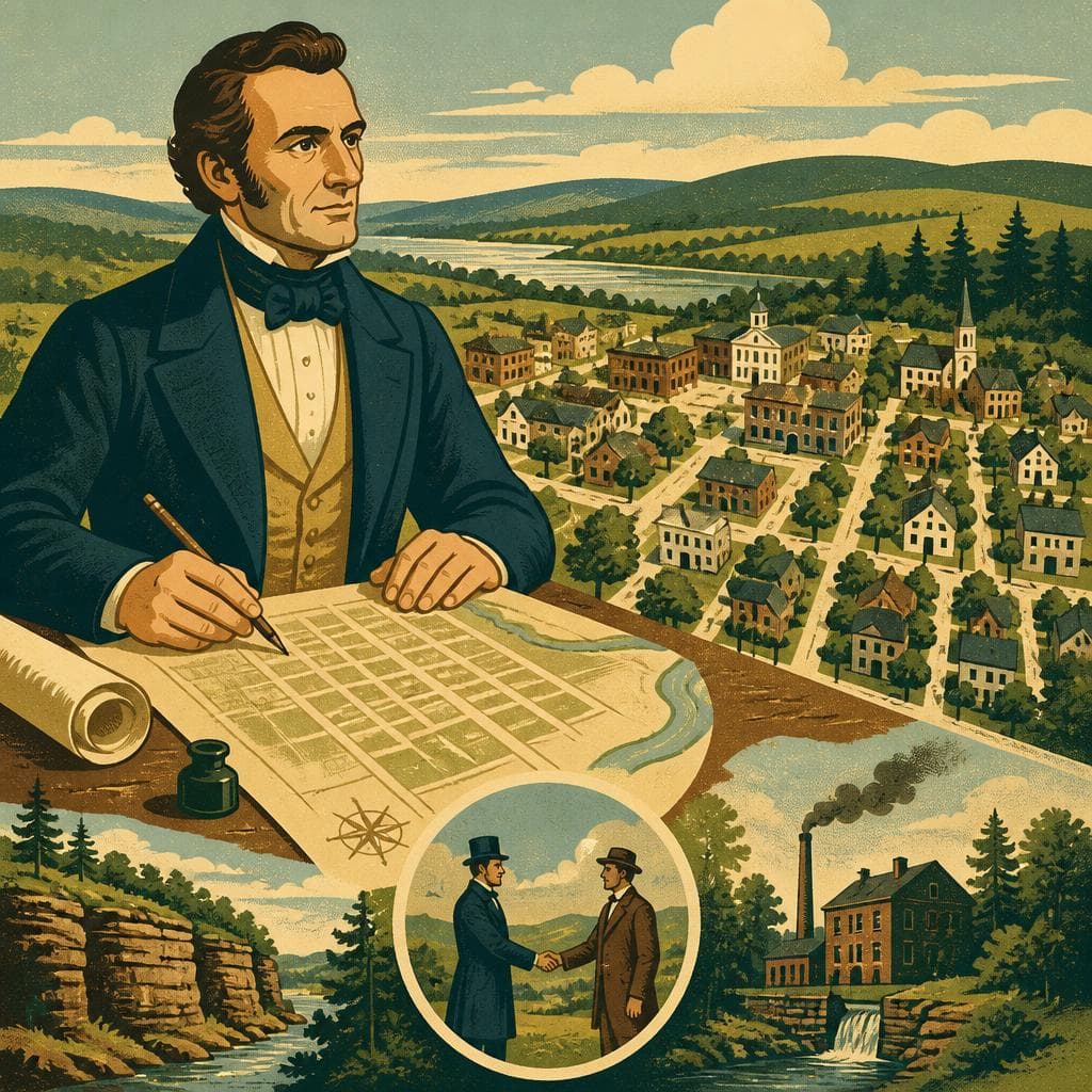 Cover art for How David Mead Drew a Town Into Being