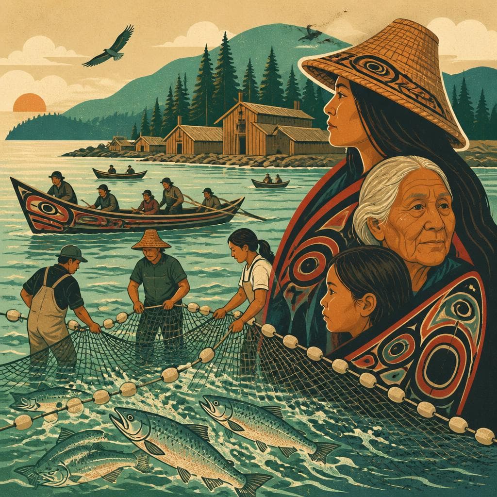 Cover art for Where the Salmon Pass, Memory Holds