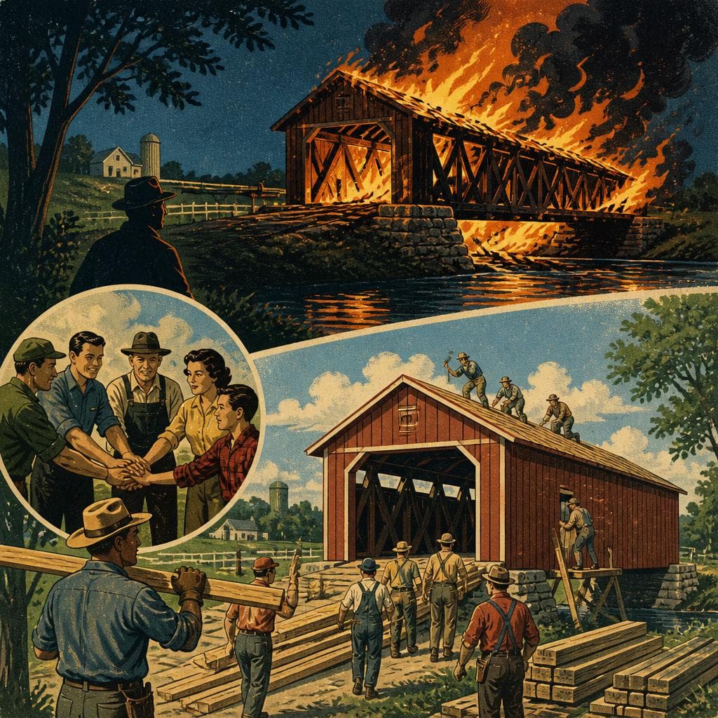 Cover art for When Fire Came for Cedar Bridge