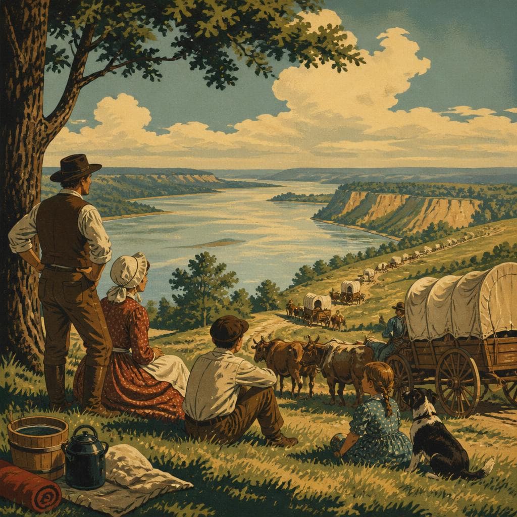 Cover art for Above the River, a Pause in 1846