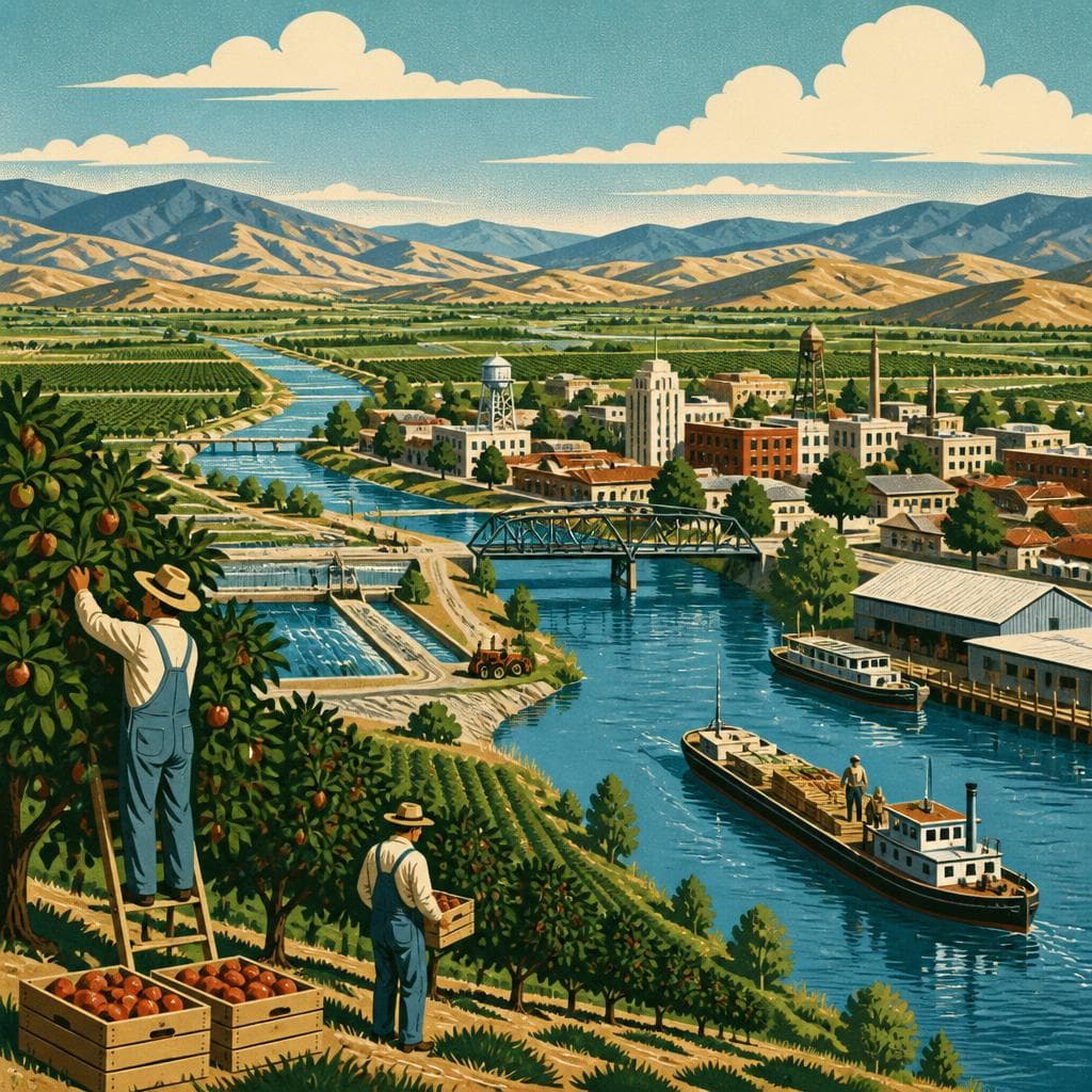 Cover art for Where Water Made a Valley Market Town