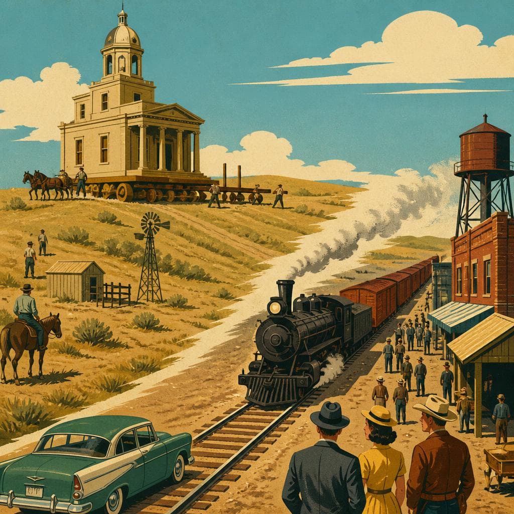 Cover art for When the Railroad Moved the County Seat