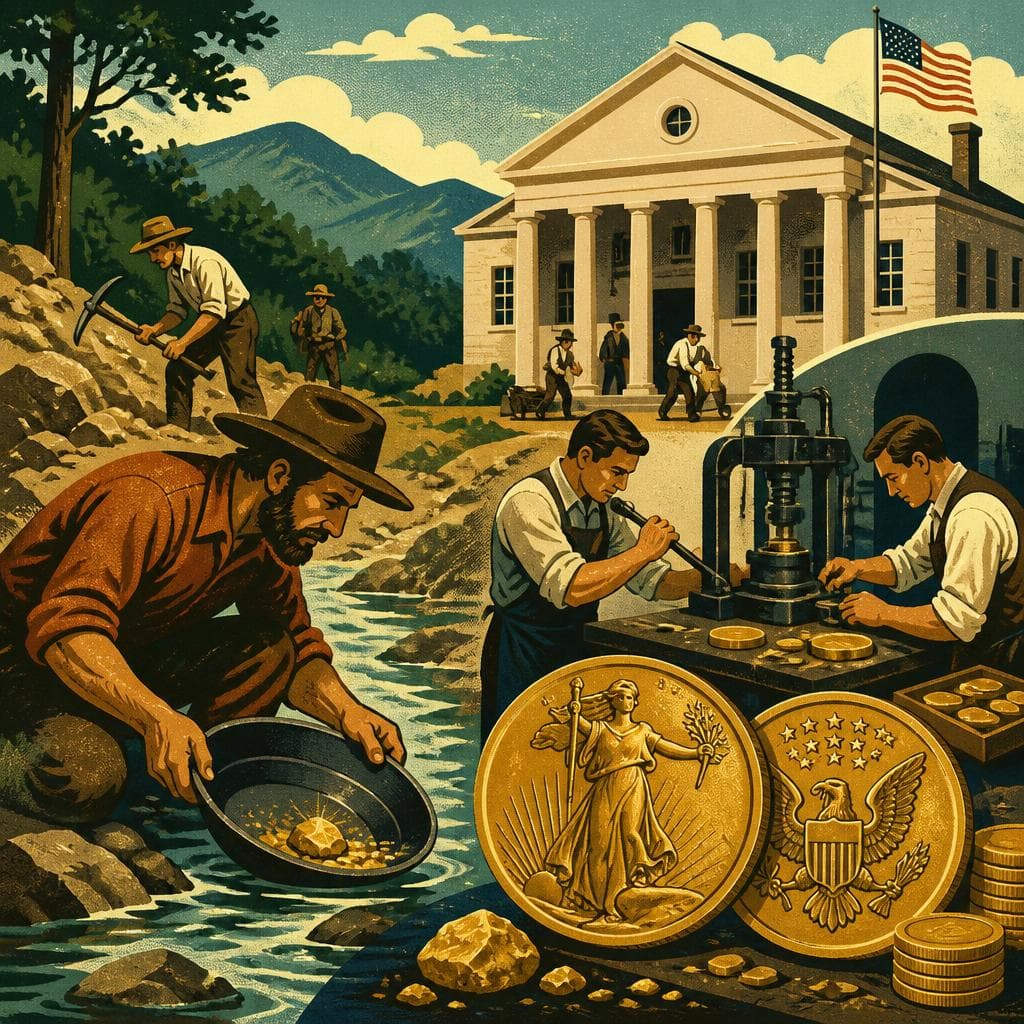 Cover art for When Georgia Gold Became U.S. Money