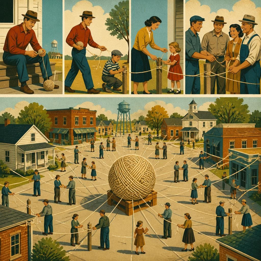 Cover art for How a Ball of Twine Became a Town