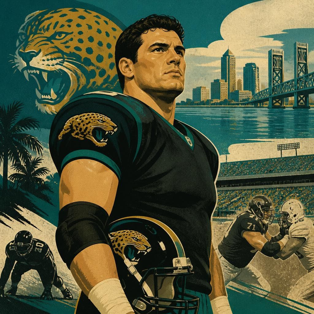 Cover art for The First Face of Jaguars Football