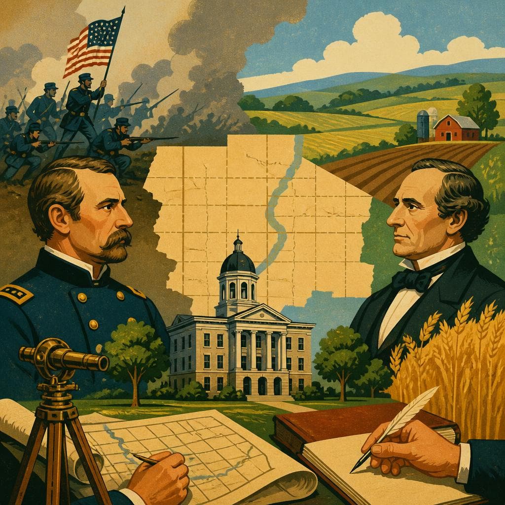 Cover art for A County Born of War, and One Persistent Misspelling