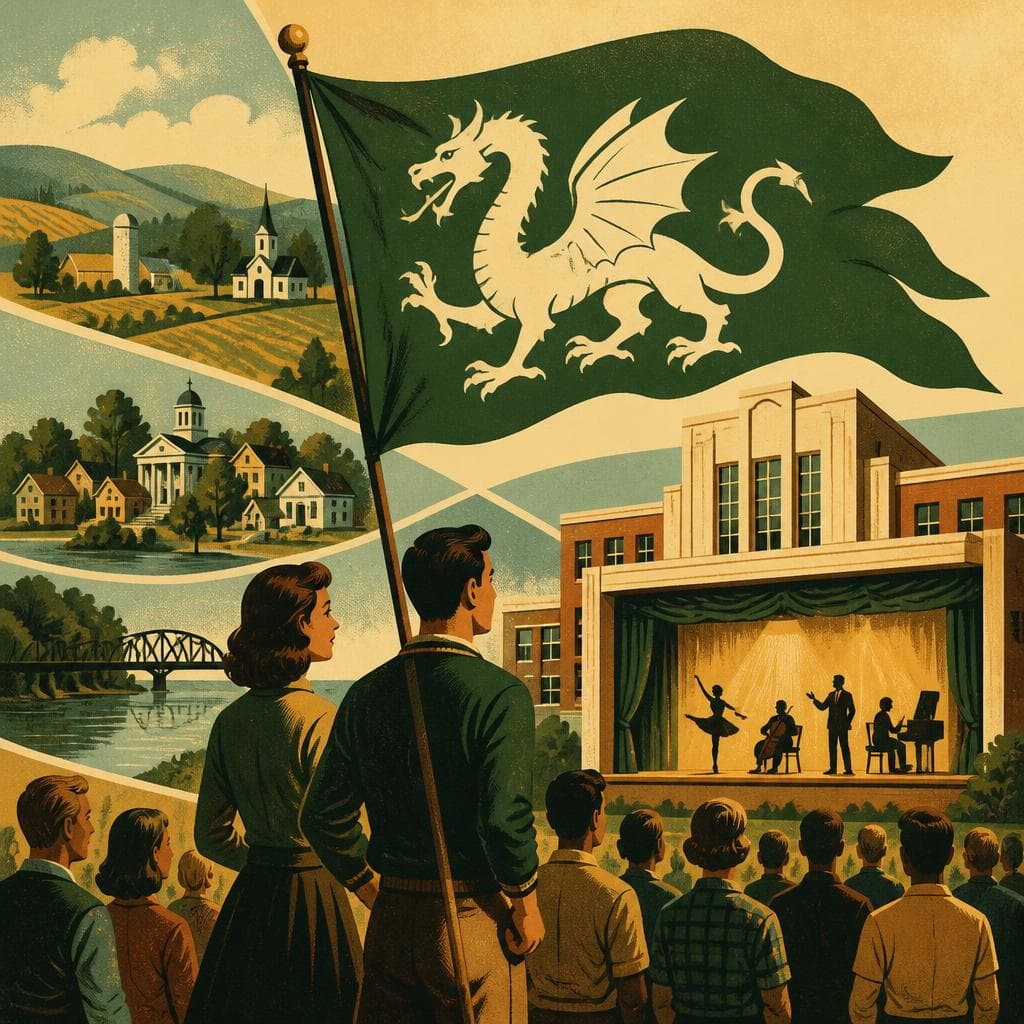 Cover art for One County, One Banner, the Dragons