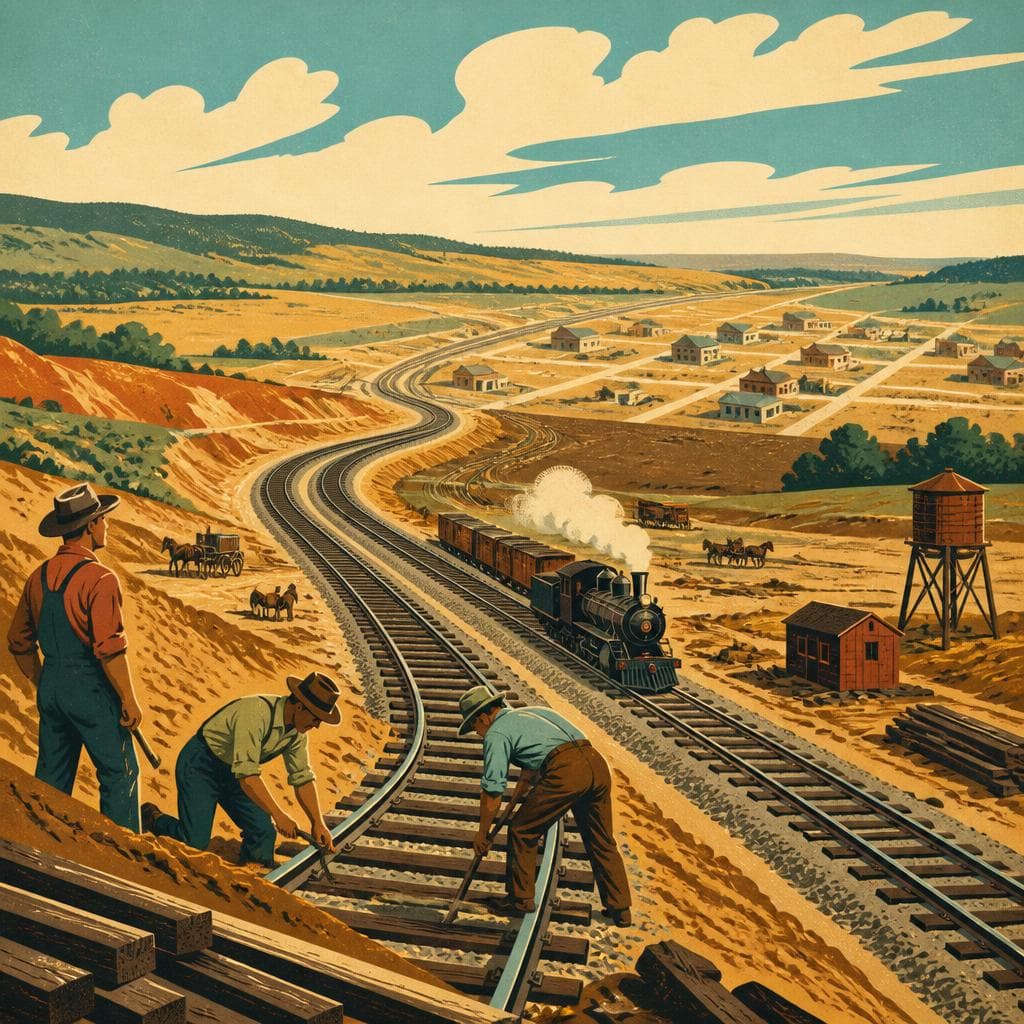 Cover art for Where the Tracks Drew the Town