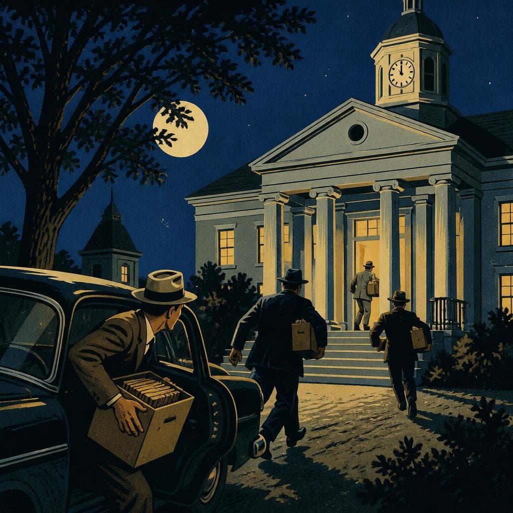 Cover art for How Bay Minette Won the Courthouse at Night