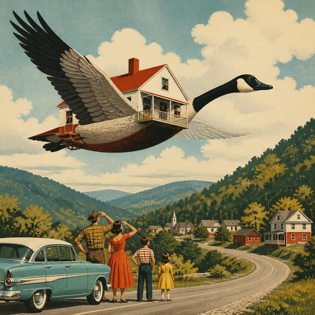 Cover art for When a Goose Became Hazard’s Landmark