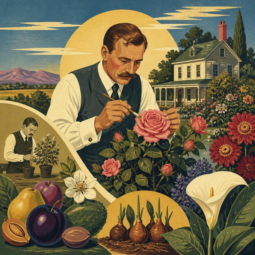 Cover art for The Man Who Made Santa Rosa Bloom