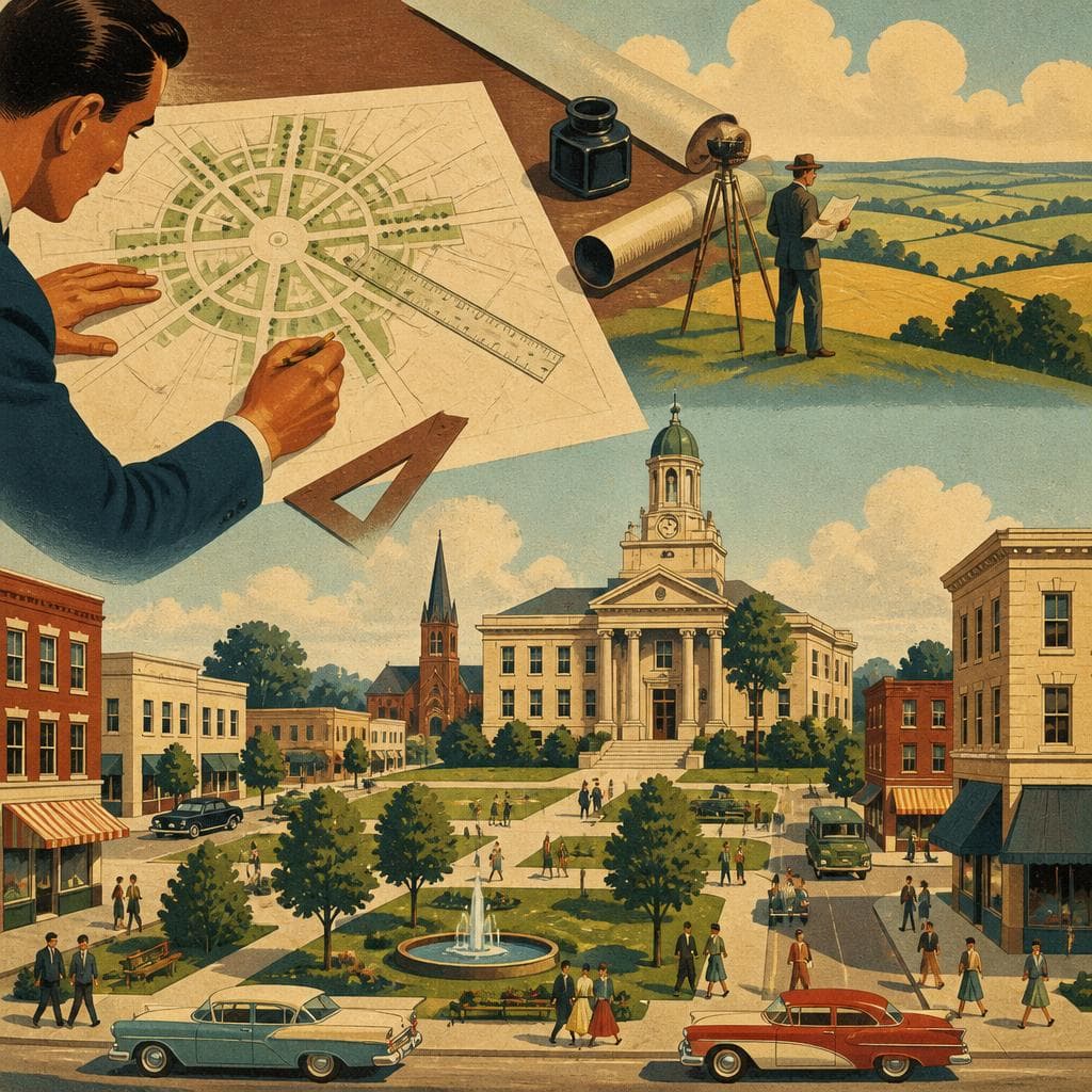 Cover art for A Town Drawn First on Paper