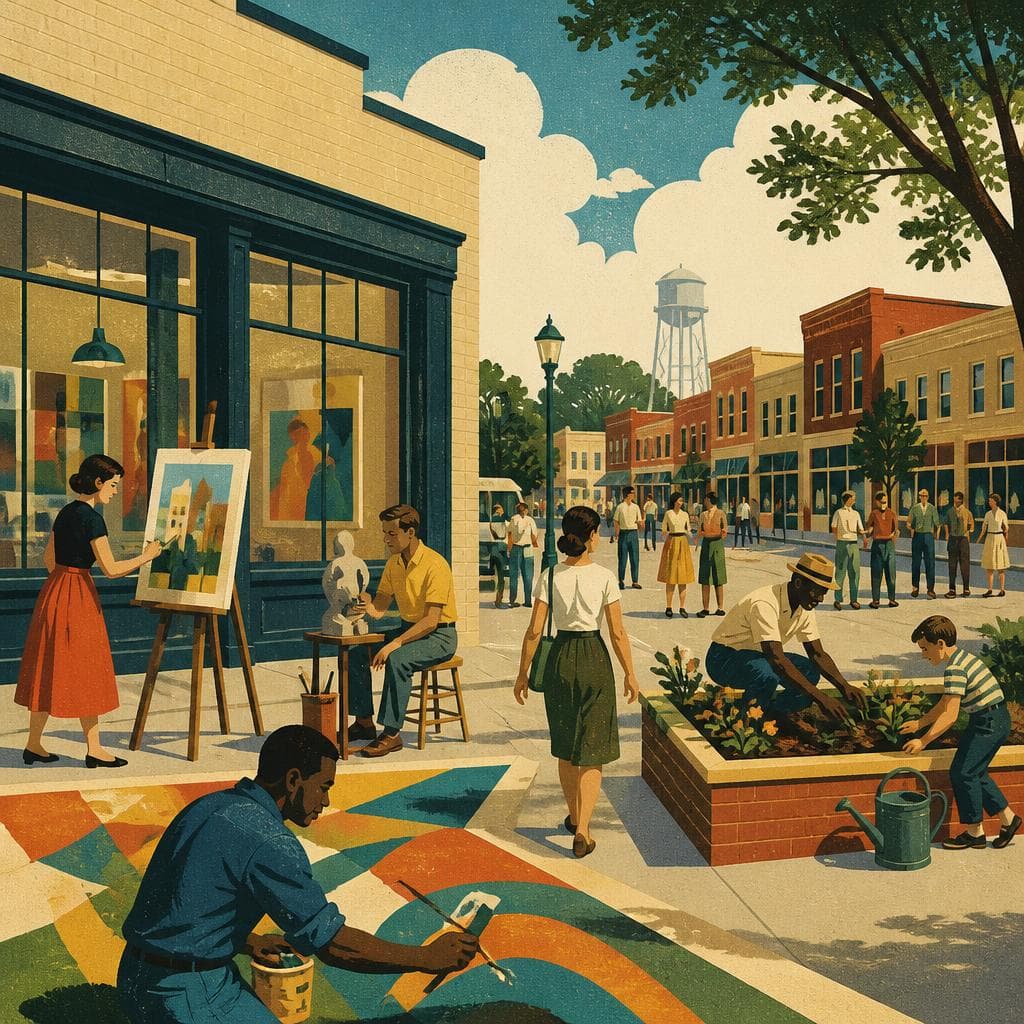 Cover art for How Art Helped Wake Up Downtown Siler City