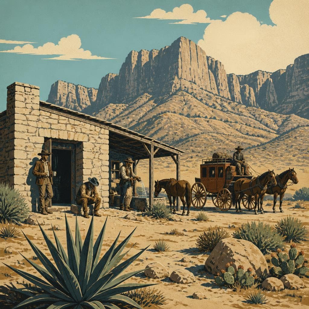 Cover art for A Stone Lifeline in the Guadalupe Mountains