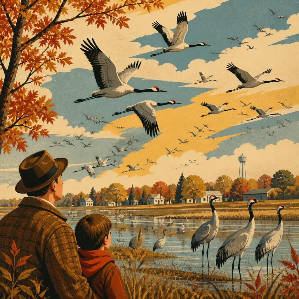 Cover art for When the Cranes Come Home to Leoni Township