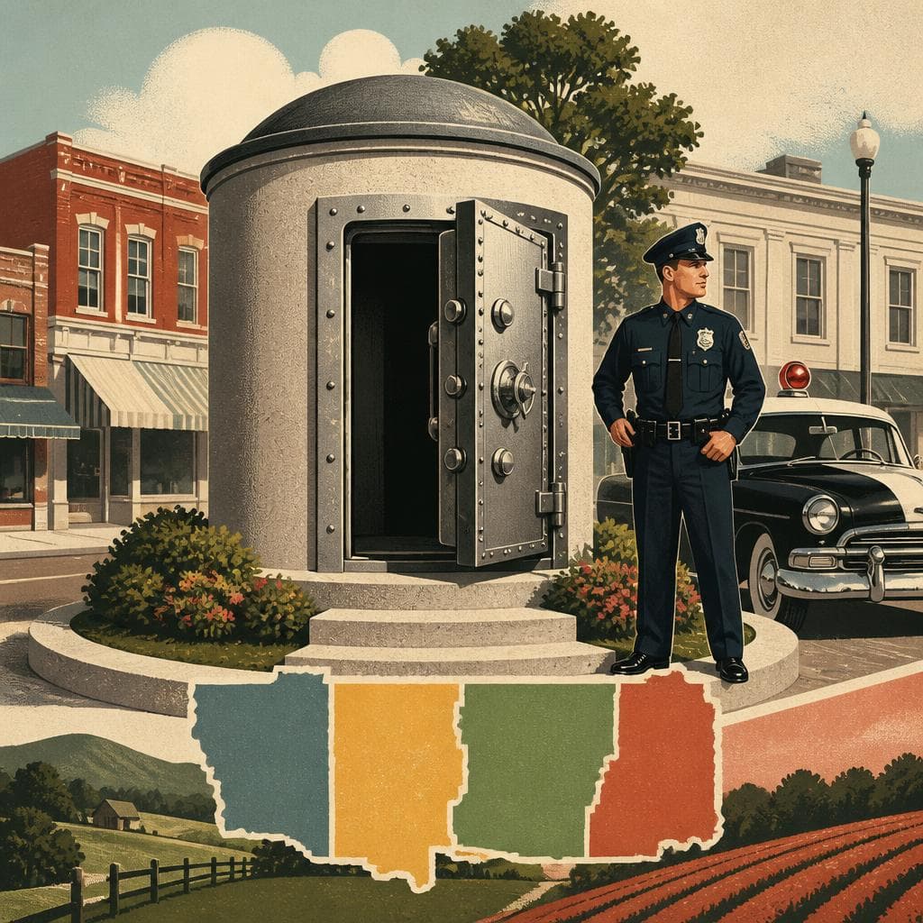 Cover art for The Little Vault That Policed a Four-County Town