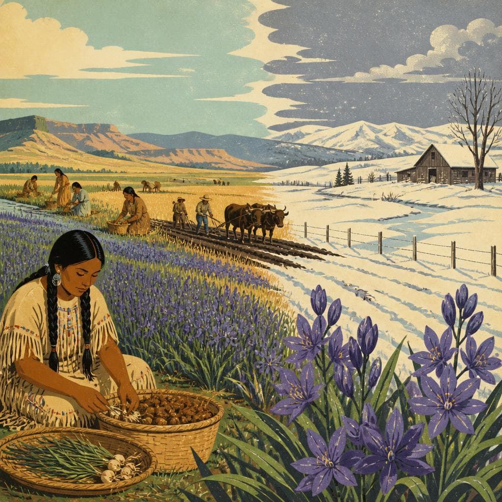 Cover art for Where Camas Bloomed and Winter Ruled
