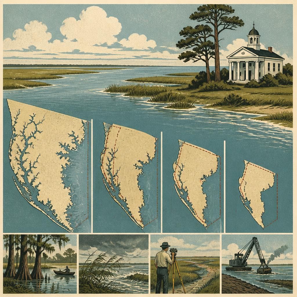Cover art for How Tyrrell County Kept Getting Smaller