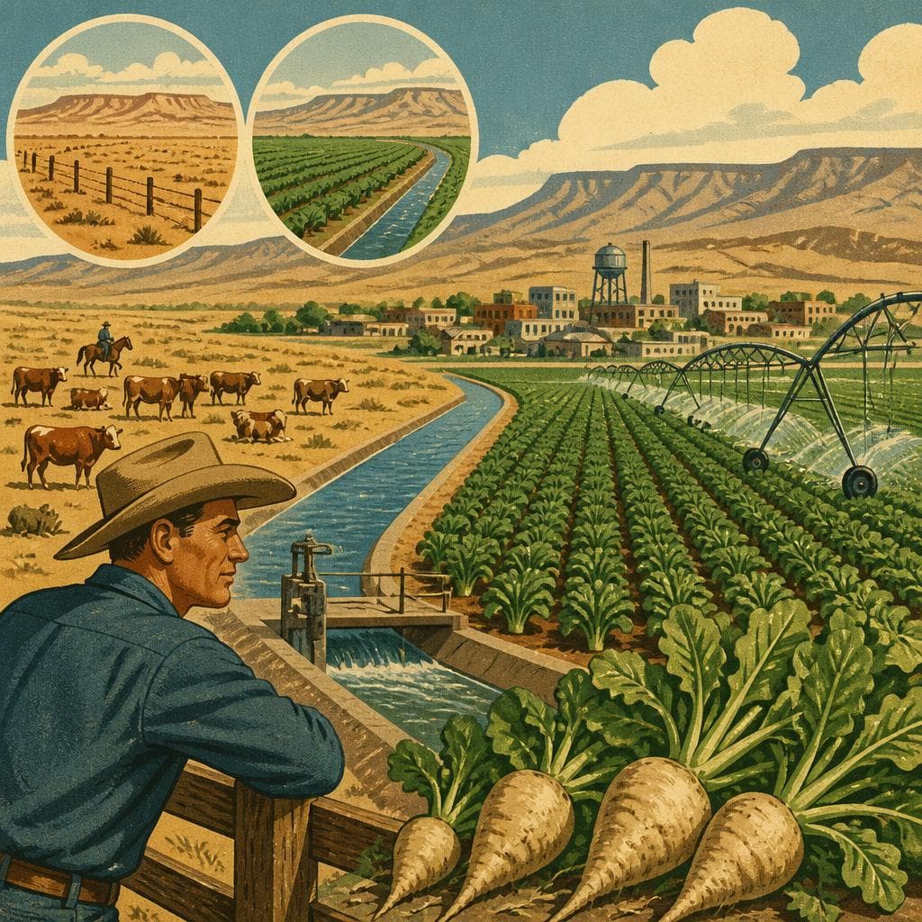 Cover art for How Water Made Sugar Country in Wyoming