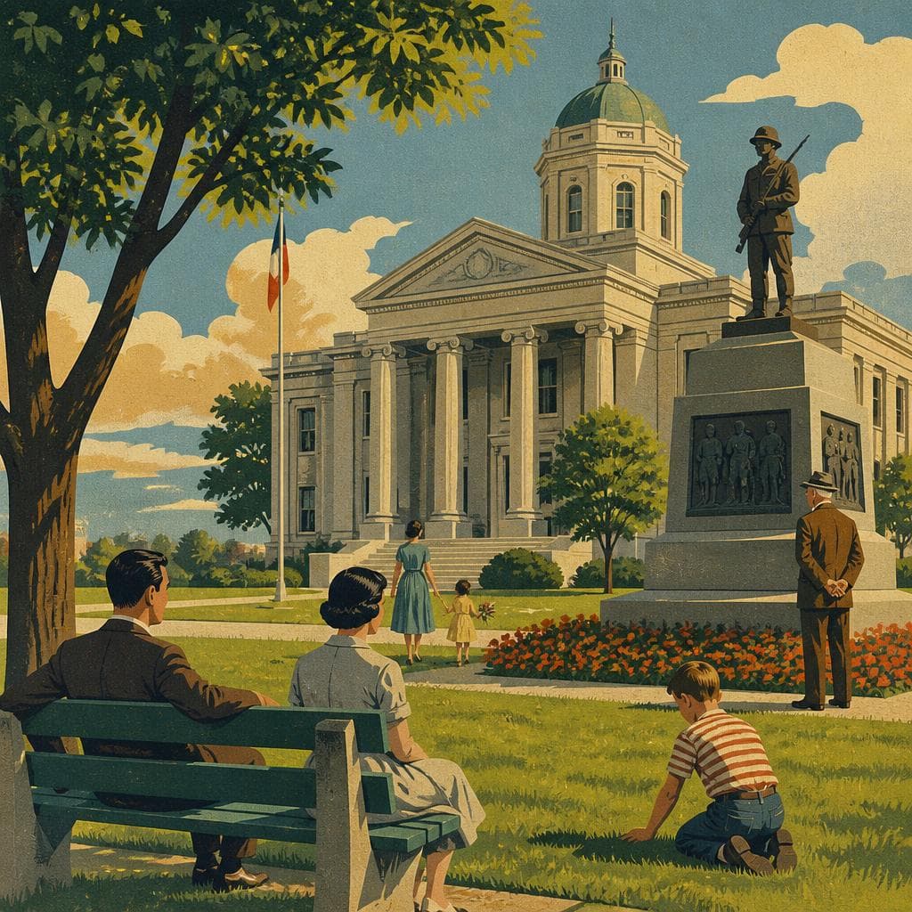 Cover art for What the Courthouse Lawn Chooses to Remember