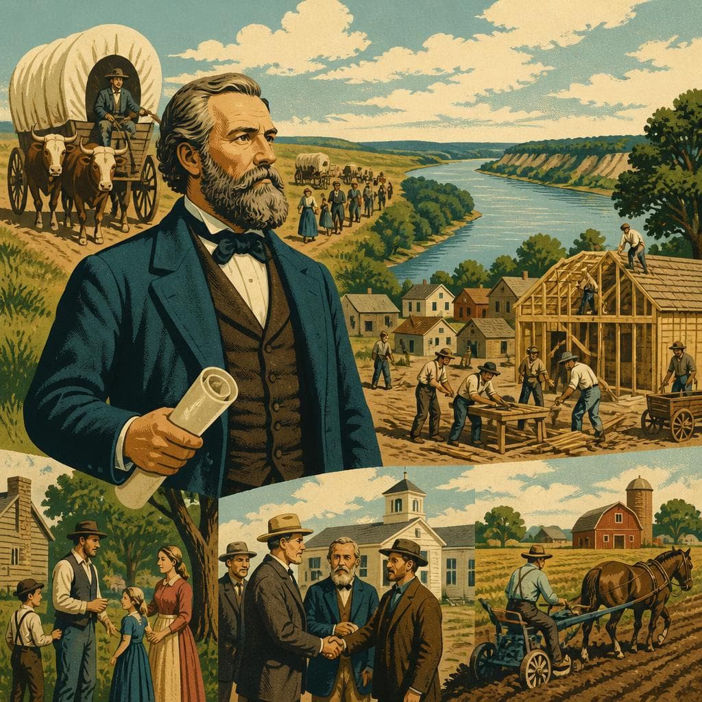 Cover art for The Man Who Brought a Settlement West